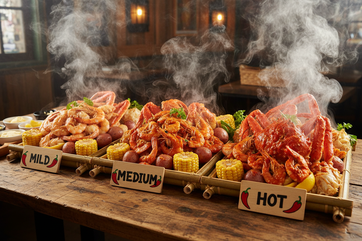Best Heat Levels for Seafood Boils: Mild vs Medium vs Hot