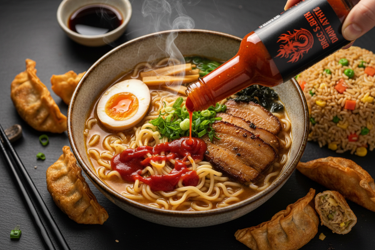Best Hot Sauce for Asian Foods (Ramen, Dumplings, Fried Rice & More)