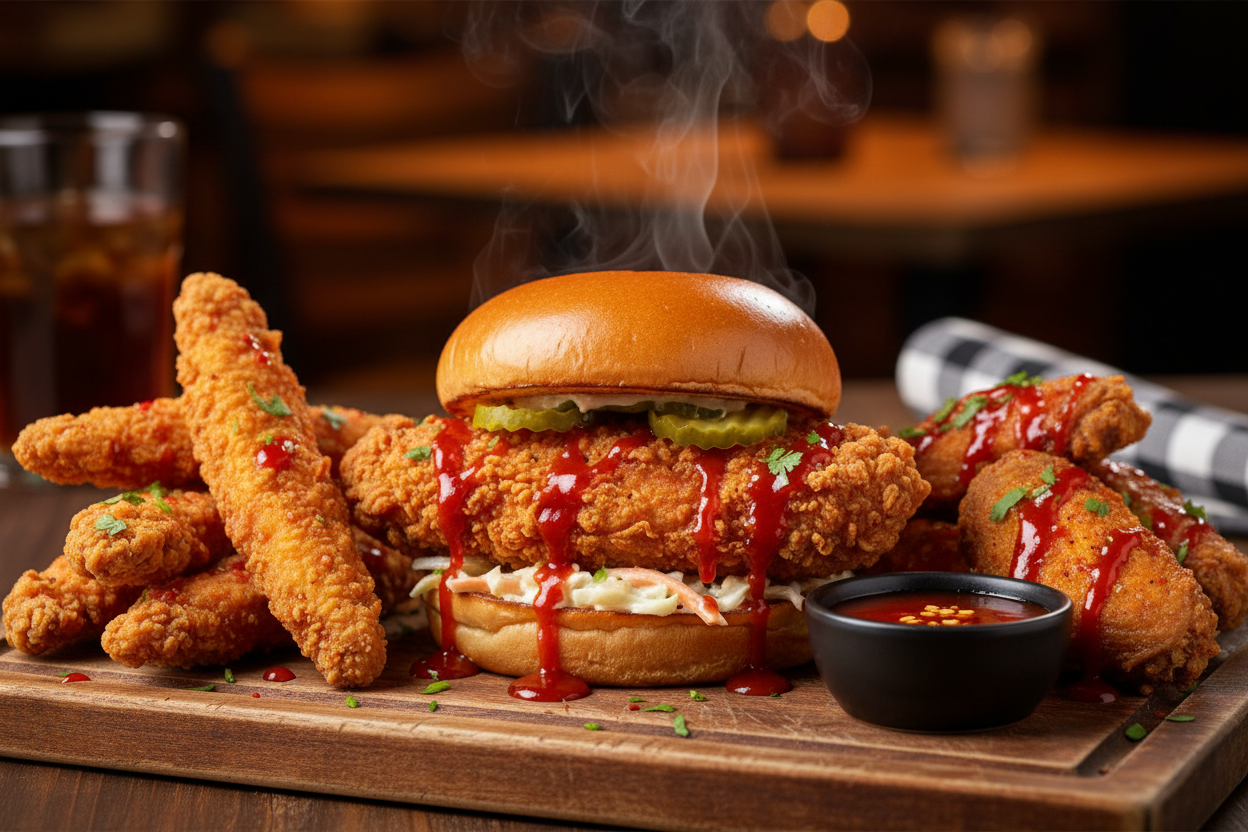 Best Hot Sauce for Fried Chicken (Nashville, Tenders, Sandwiches & More)