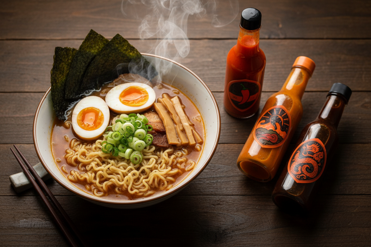 Best Hot Sauce for Ramen (By Flavor, Heat & Ramen Style)