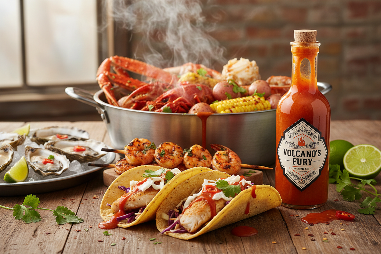 Best Hot Sauce for Seafood (Shrimp, Fish Tacos, Oysters & Boils)
