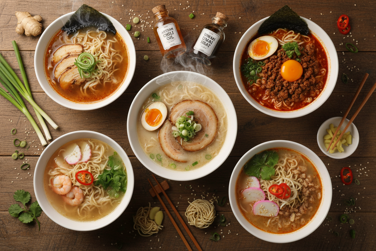 Best Hot Sauce Pairings for Every Type of Ramen Broth