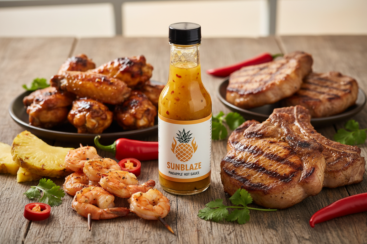 Best Pineapple Hot Sauce for Chicken, Pork, & Seafood