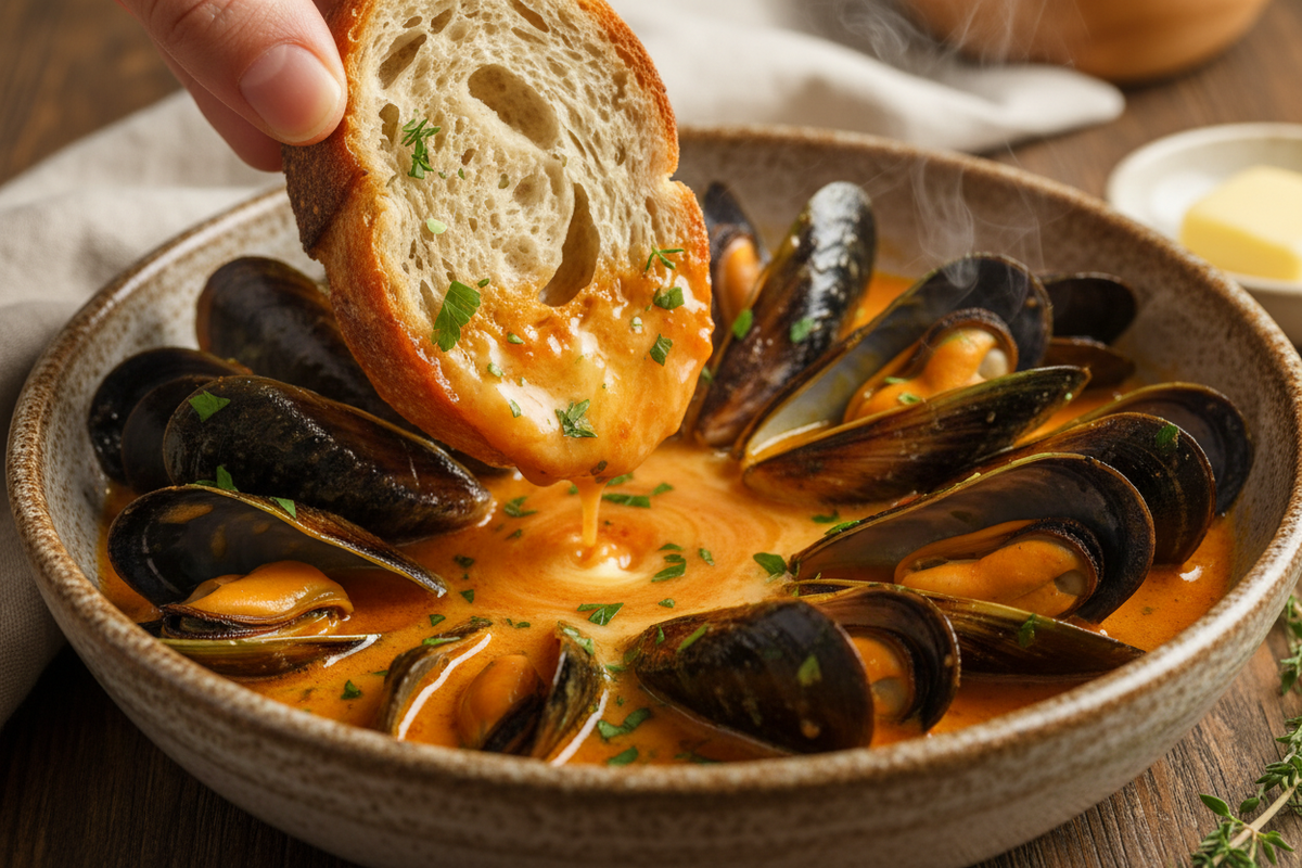 Butter-Based Hot Sauce for Mussels: Rich, Dunkable, and Perfectly Balanced
