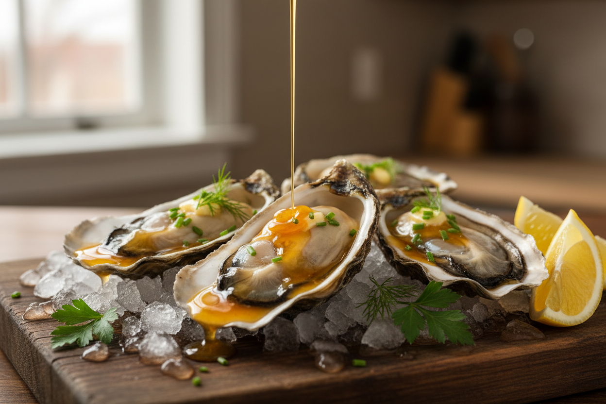 Butter-Based Hot Sauce for Oysters: When Fat Makes Heat Work