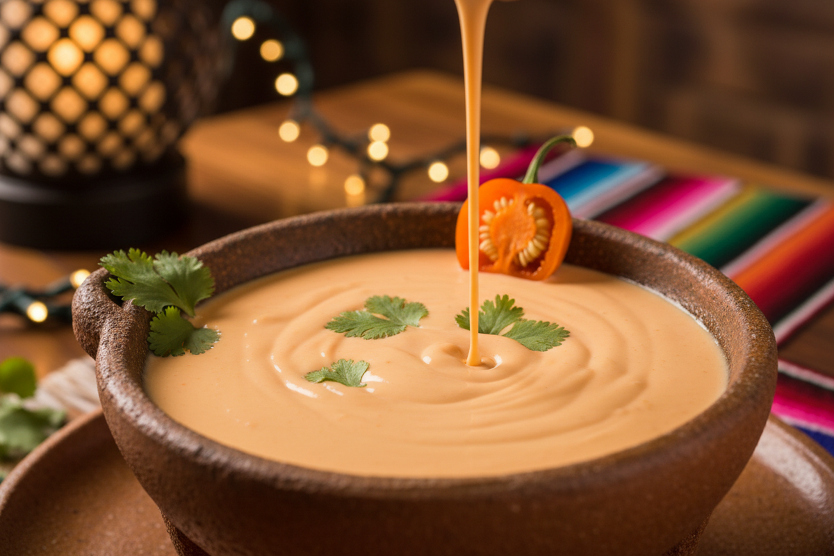 Creamy Habanero Sauce (Mexican Restaurant-Style, Ultra-Smooth & Addictive)