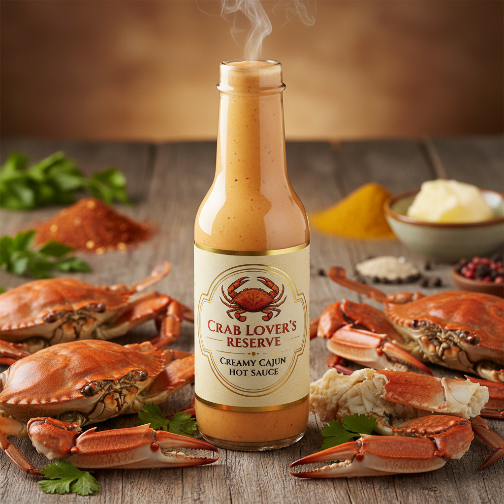Creamy Hot Sauce Crab Sauce (Smooth, Sweet-Savory, Perfectly Controlled Heat)
