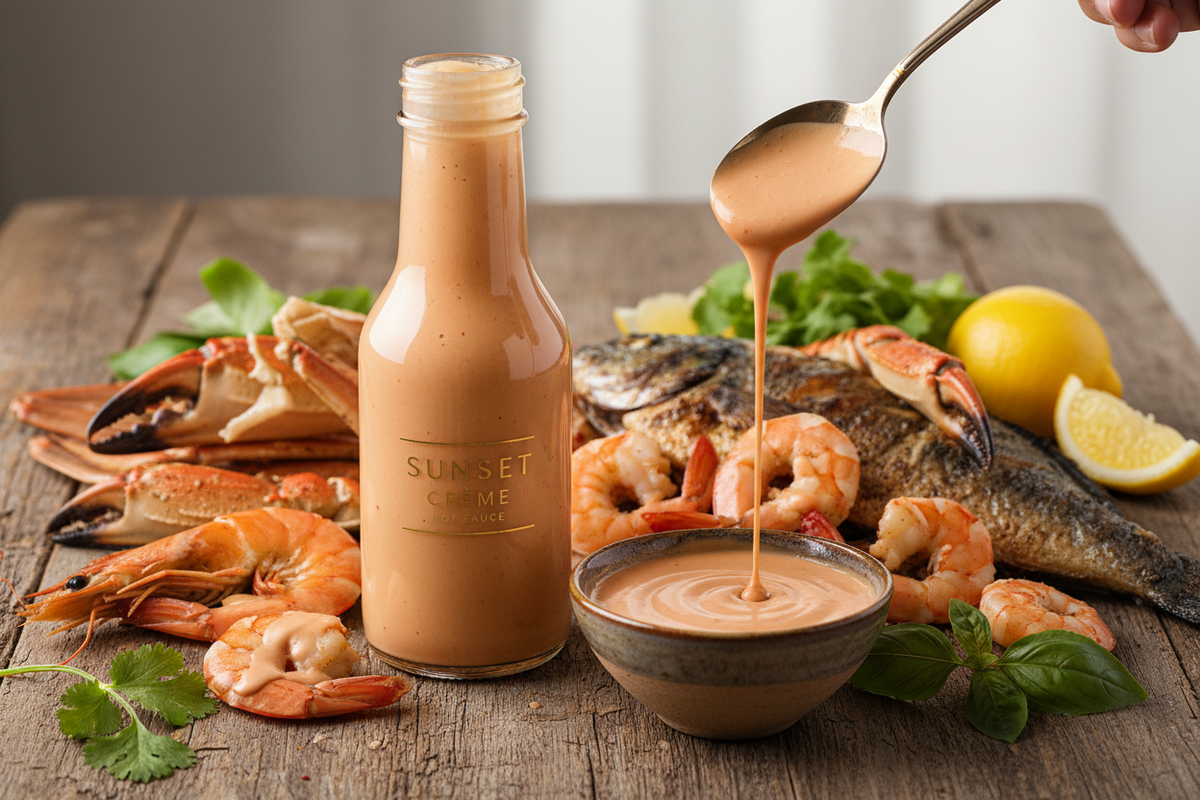 Creamy Hot Sauce Seafood Sauce (Smooth, Balanced, Perfect for Dipping & Drizzling)