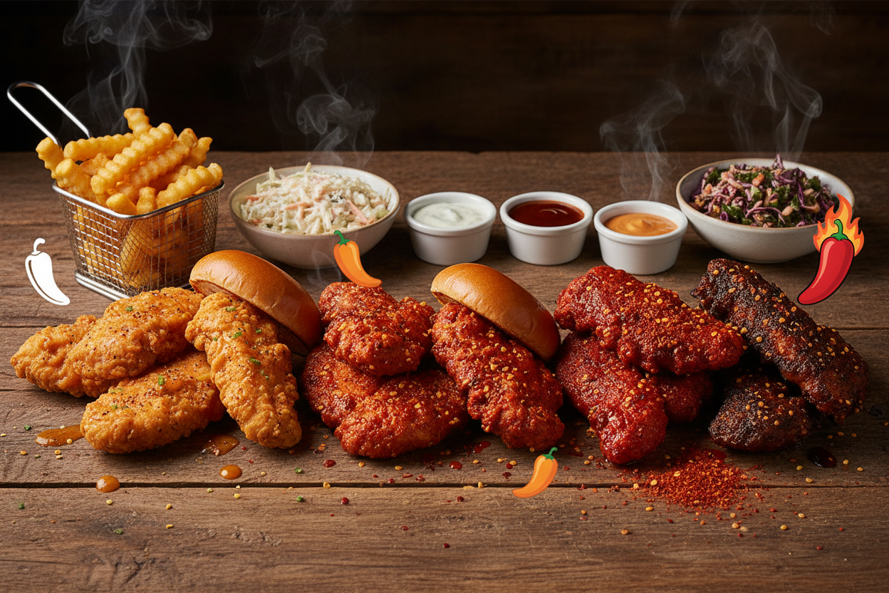 Dave’s Hot Chicken: Menu, Heat Levels, Flavor Breakdown & How to Order Like a Pro