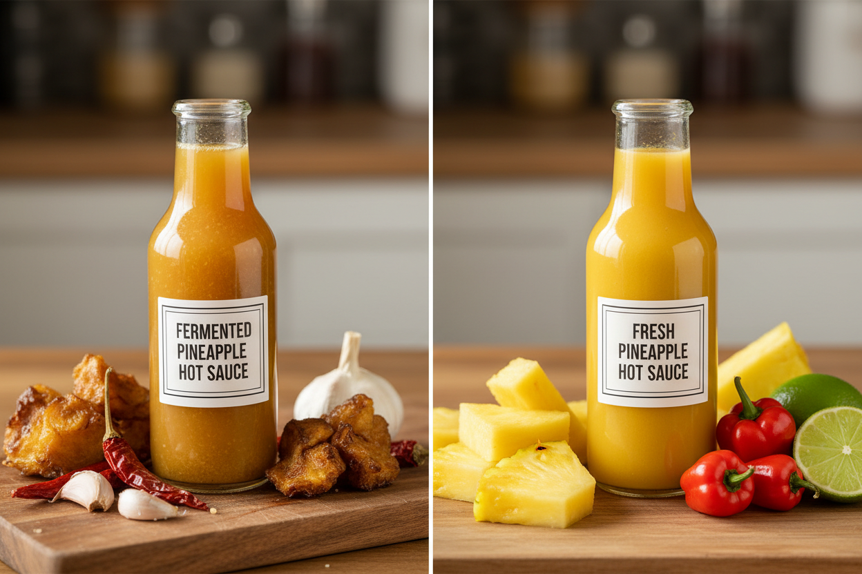 Fermented vs Fresh Pineapple Hot Sauce: What’s Better?