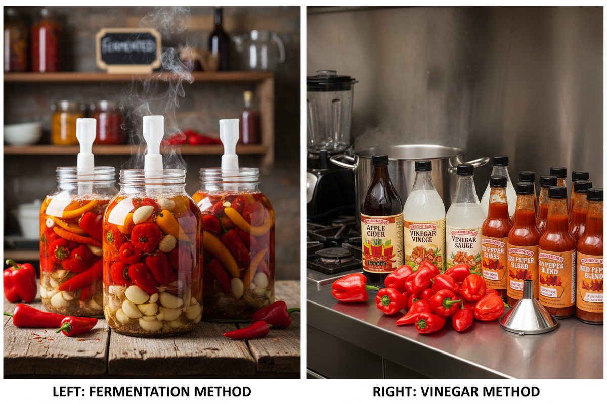 Fermented vs. Vinegar Hot Sauce