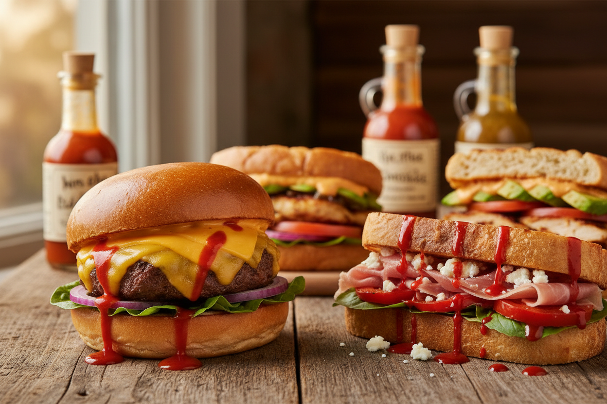 Hot Sauce Burger & Sandwich Recipes