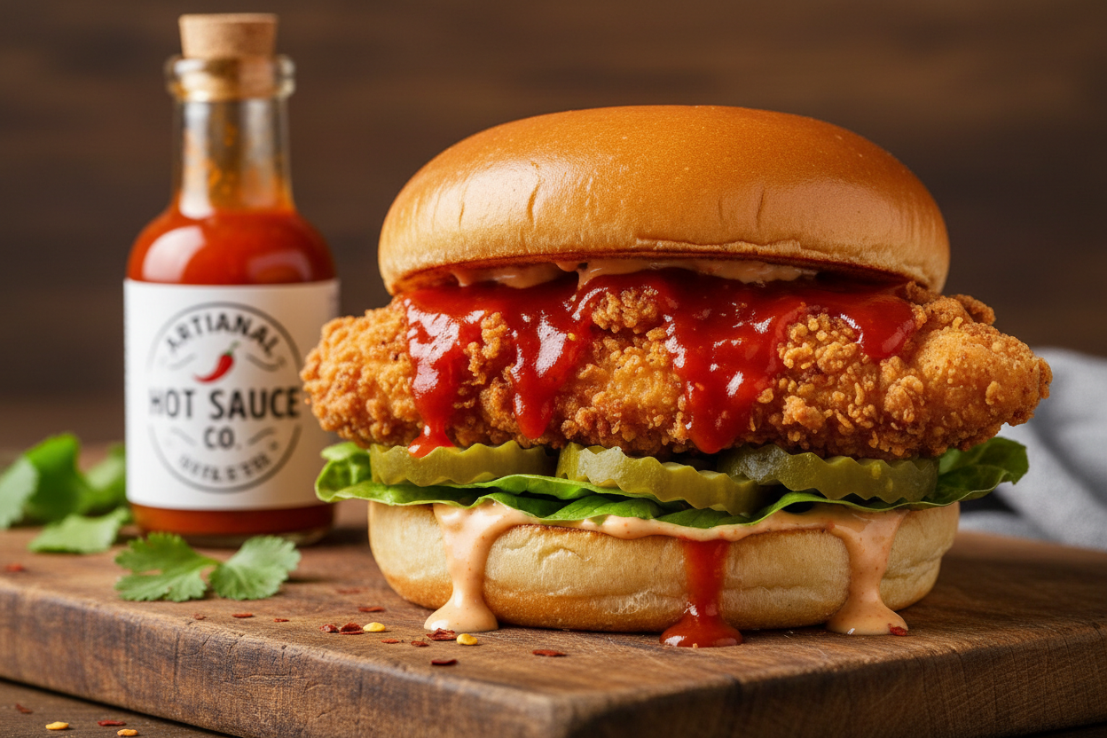 Hot Sauce Chicken Sandwiches