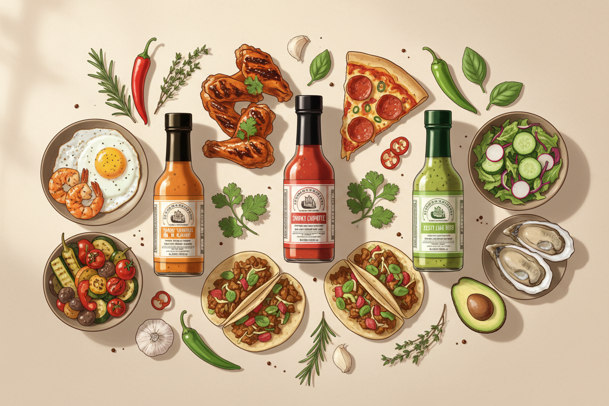 Hot Sauce Flavor Pairing Guide 🌶️🍽️