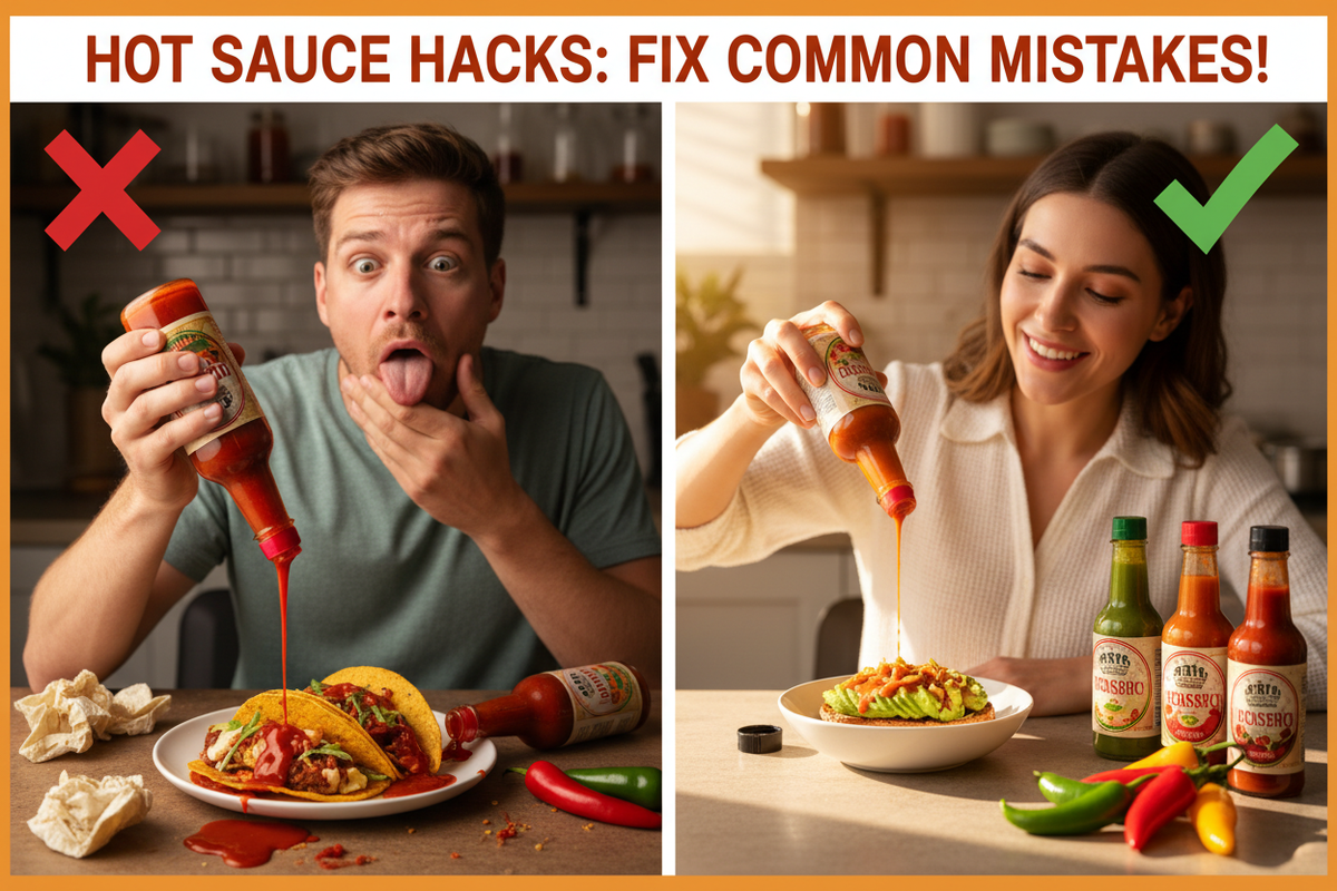 Hot Sauce Mistakes Everyone Makes (And How to Fix Them) 🌶️❌➡️✅