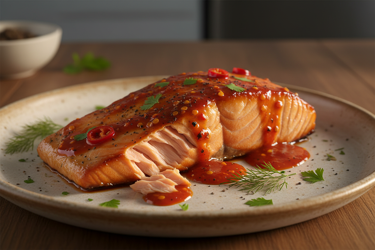 Hot Sauce Salmon (Crispy or Tender, Bold but Balanced)