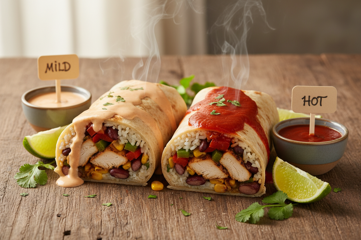 Mild vs Hot Sauces for Burritos — When Less Heat Wins 🌯🔥