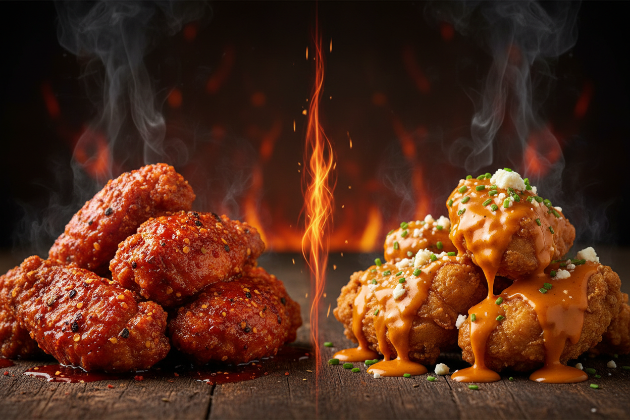 Nashville Hot vs Buffalo Sauce (Which Is Better for Fried Chicken?)