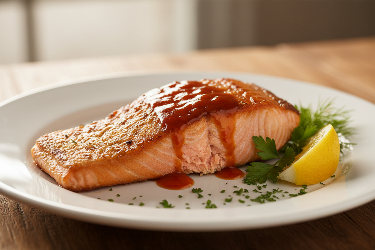 Pan-Seared Hot Sauce Salmon (Crispy Skin, Juicy Center)