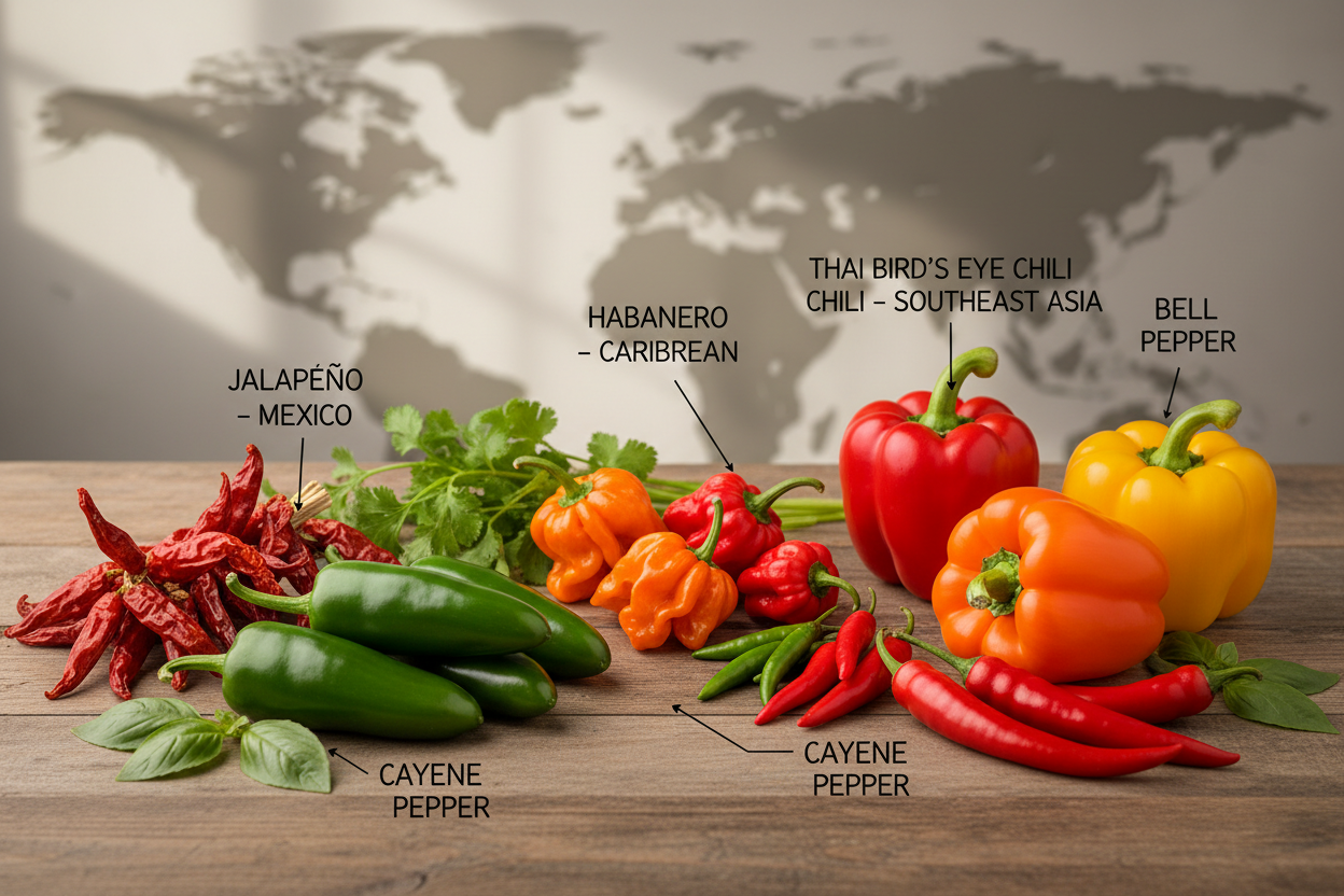 Pepper Varieties & Their Regional Origins