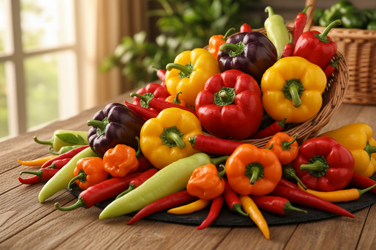 Pepper Variety Guide: Heat Levels, Flavor Profiles & Best Uses