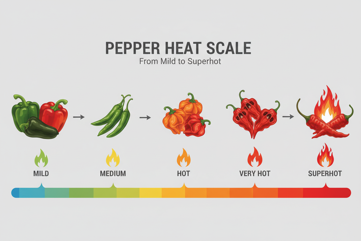 Peppers Ranked: Mild to Superhot