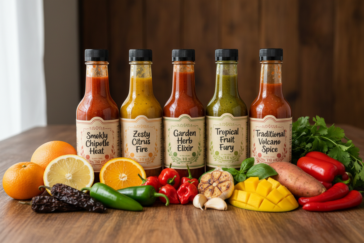 Plant-Based Hot Sauce Flavor Styles