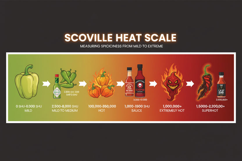 Heat Scale The Scoville Scale 2026: The Complete Chili Pepper Heat Guide – Hearth ...