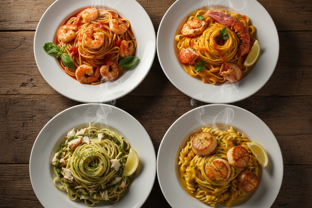 Shrimp vs Lobster vs Crab vs Scallops in Seafood Pasta: How Each Handles Hot Sauce