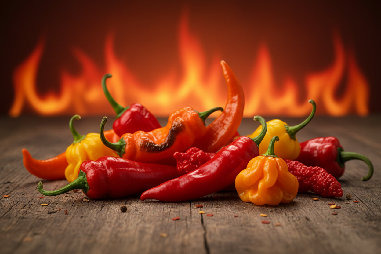 The Peppers Behind the World’s Hottest Hot Sauces