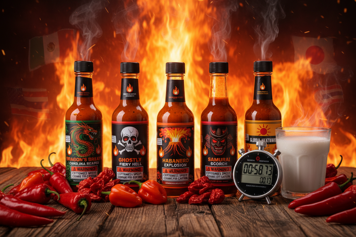 Top Hot Sauce Challenges Around the World (Heat Levels, Rules & Survival Tips)