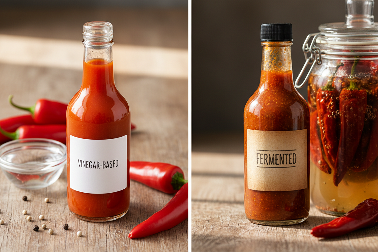 Vinegar-Based vs Fermented Hot Sauce: What’s the Difference & Which Is Better?