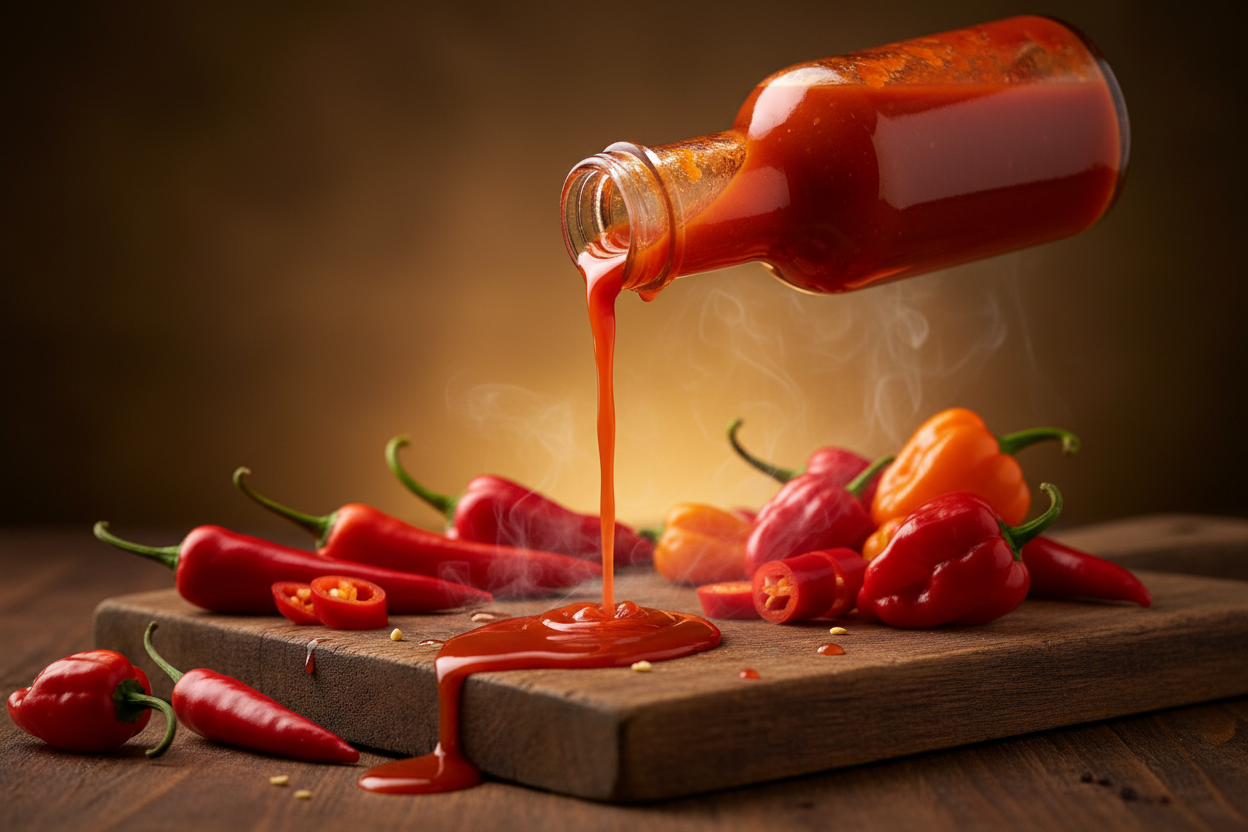 Why Vinegar-Forward Hot Sauces Feel Hotter
