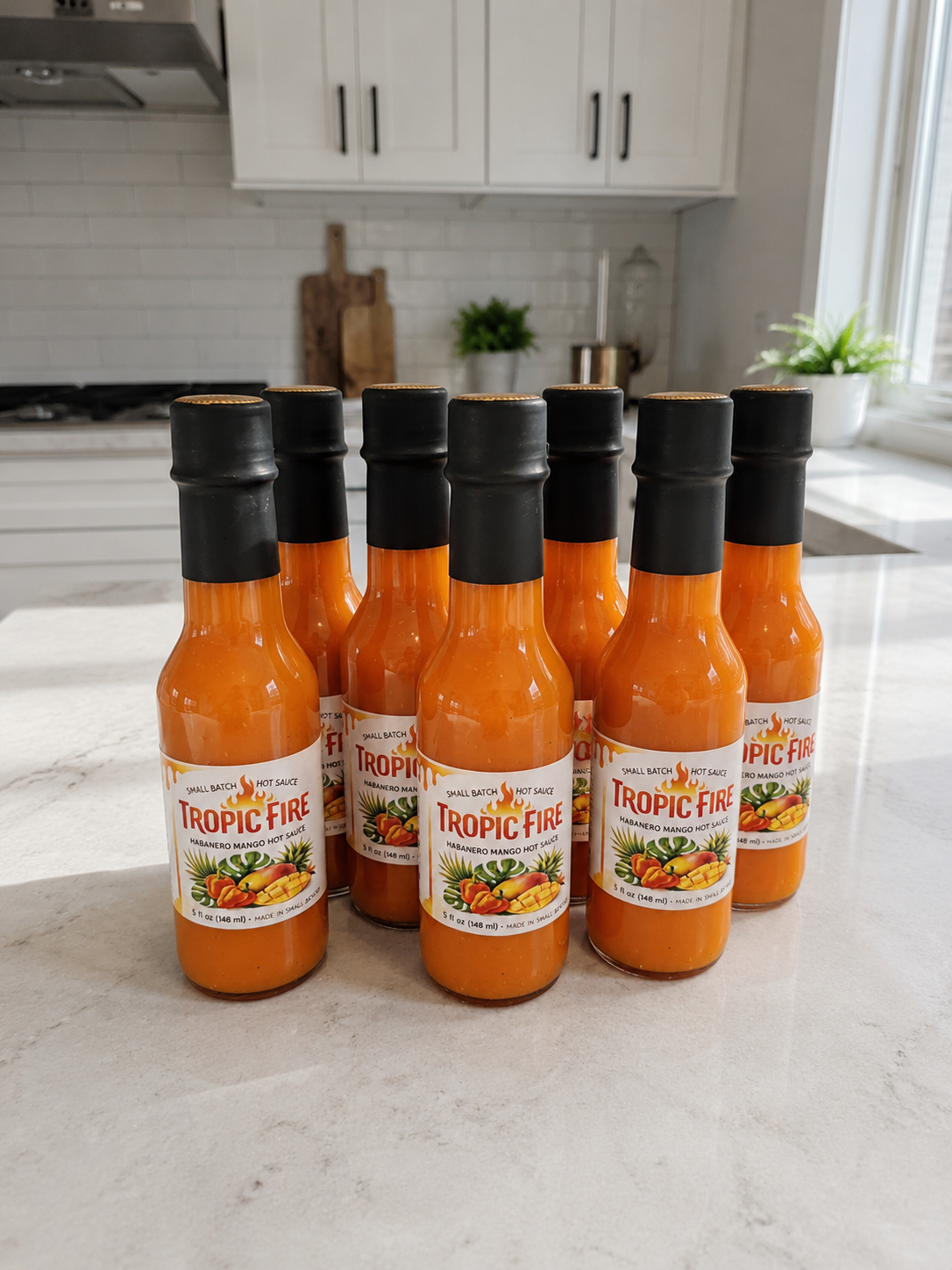 🔥 Tropic Fire - Aged Habanero Mango Hot Sauce