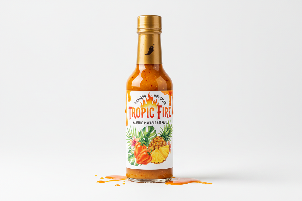 Habanero Pineapple hot sauce